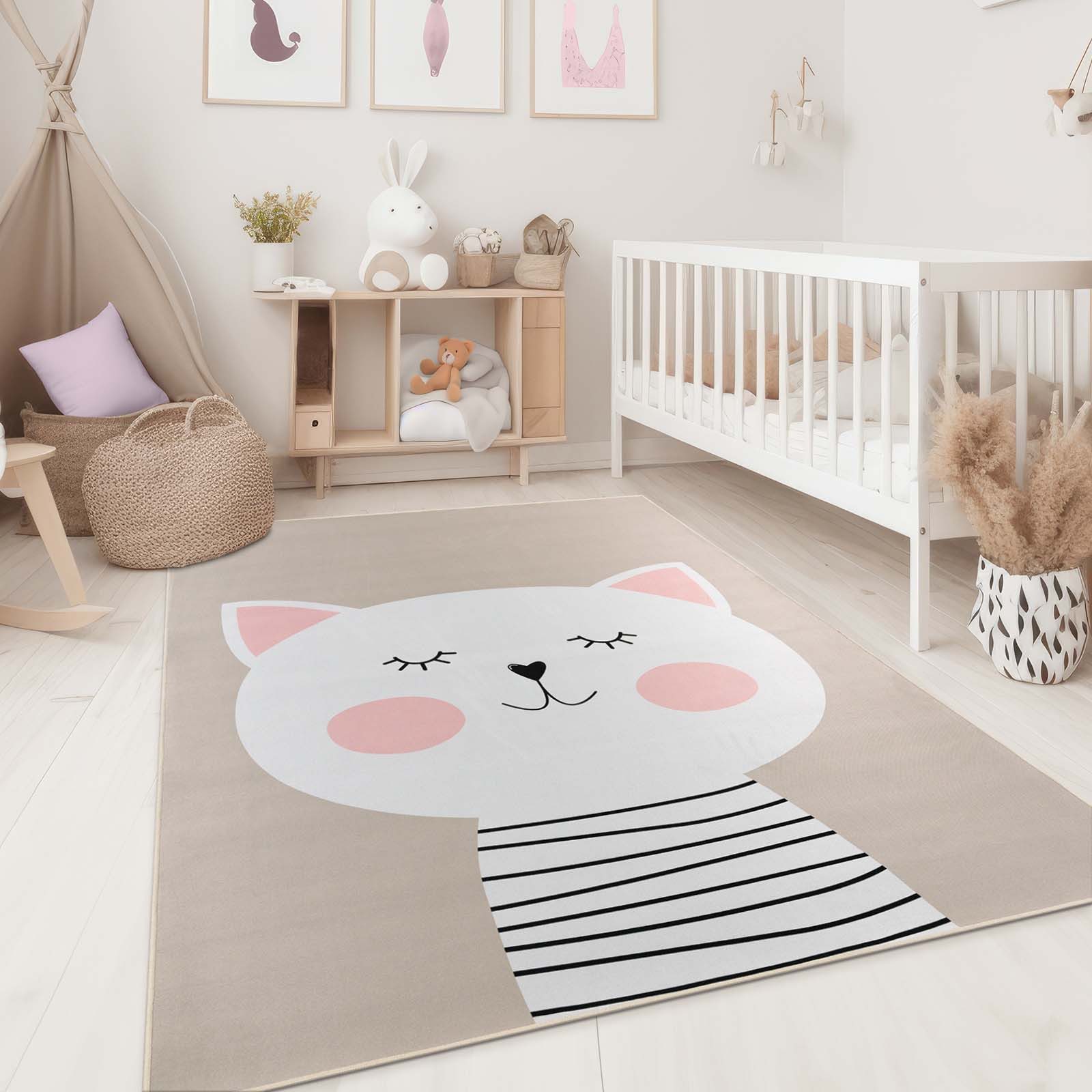 TaraCarpet Kinderteppich Fresh Kids Tiere, rechteckig, Höhe: 5 mm, Fresh Ki günstig online kaufen