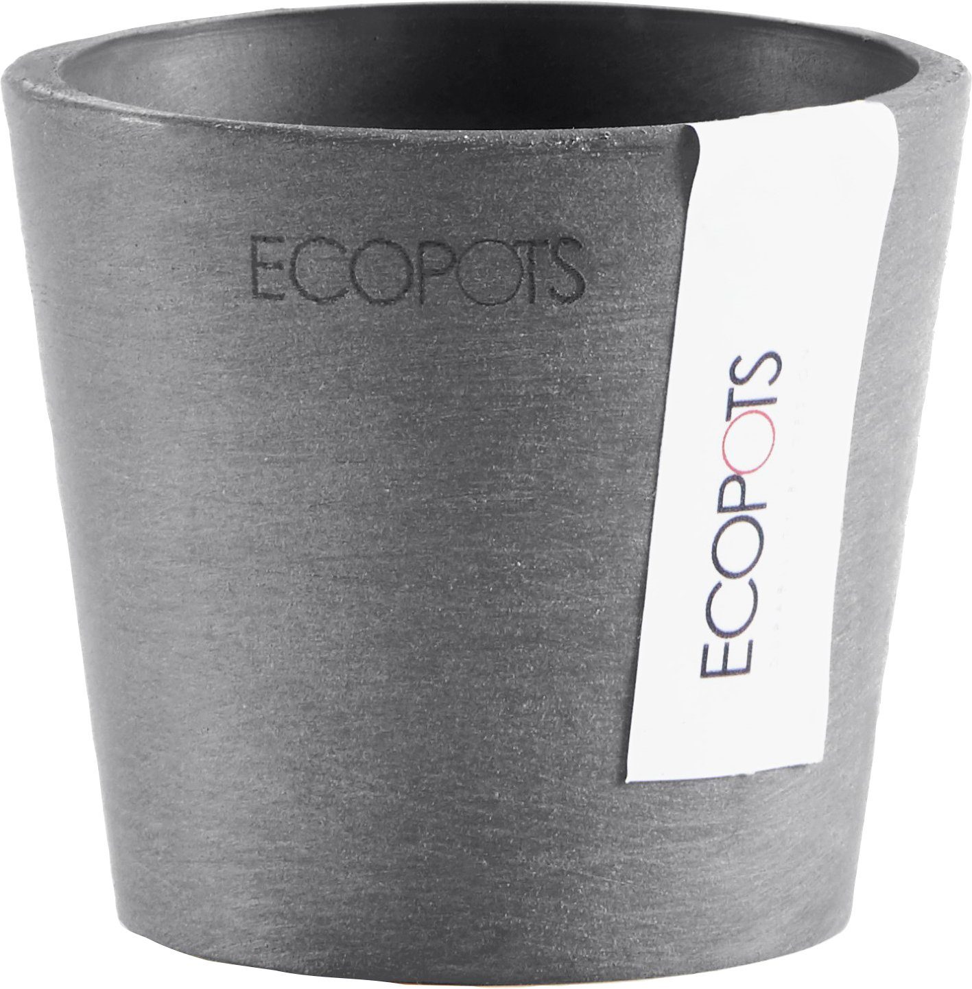 ECOPOTS Blumentopf AMSTERDAM Mini Grey, BxTxH: 8x8x7 cm günstig online kaufen