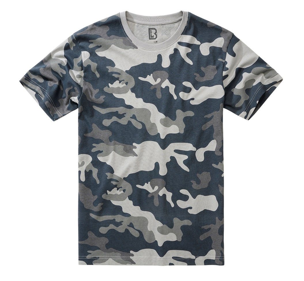 Brandit T-Shirt Brandit Herren T-Shirt 4200 Adult grey camo