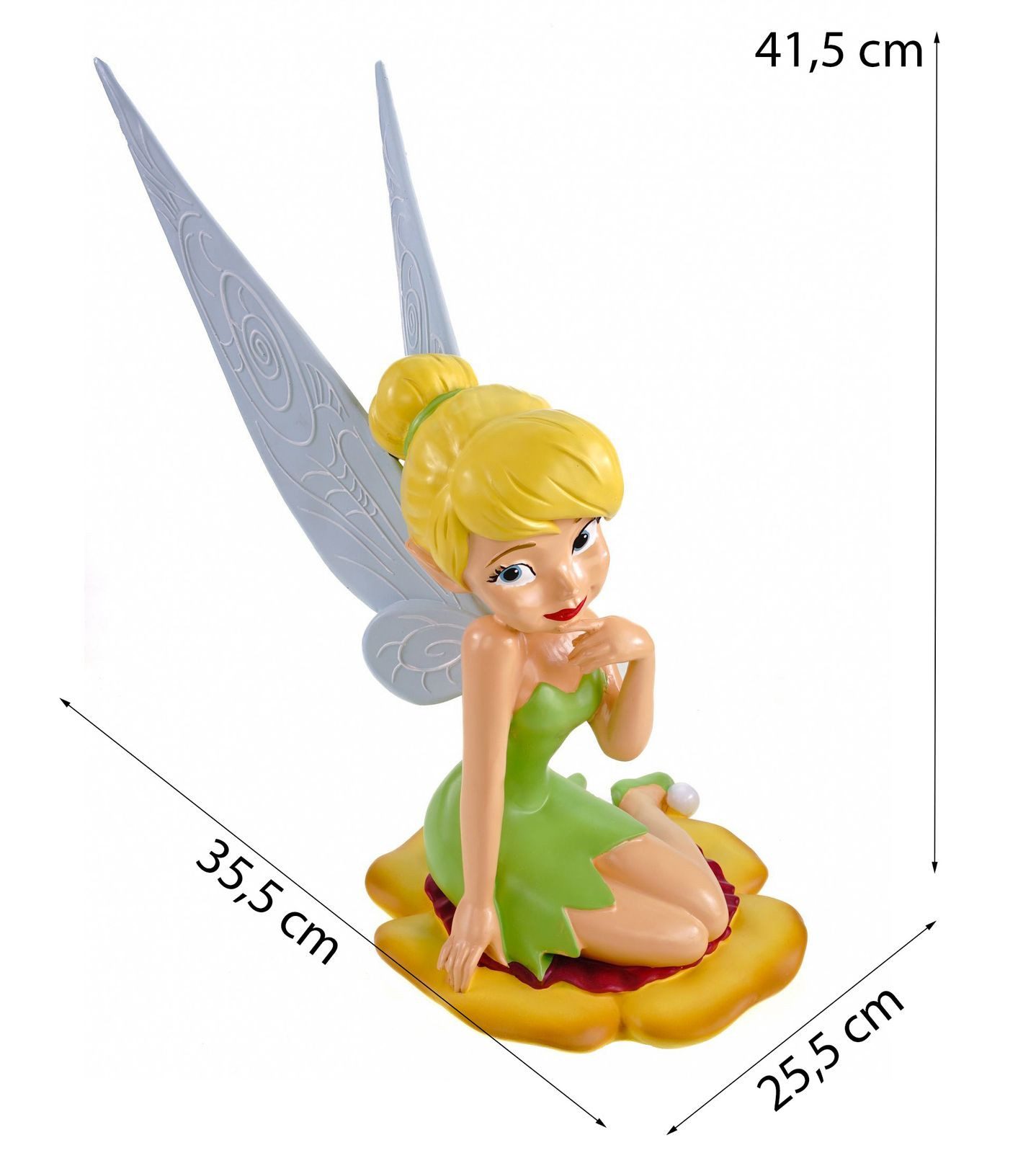 Disney Gartenfigur Tinkerbell 42cm Wetterfest Disney Dekoration Garten und Zuhause
