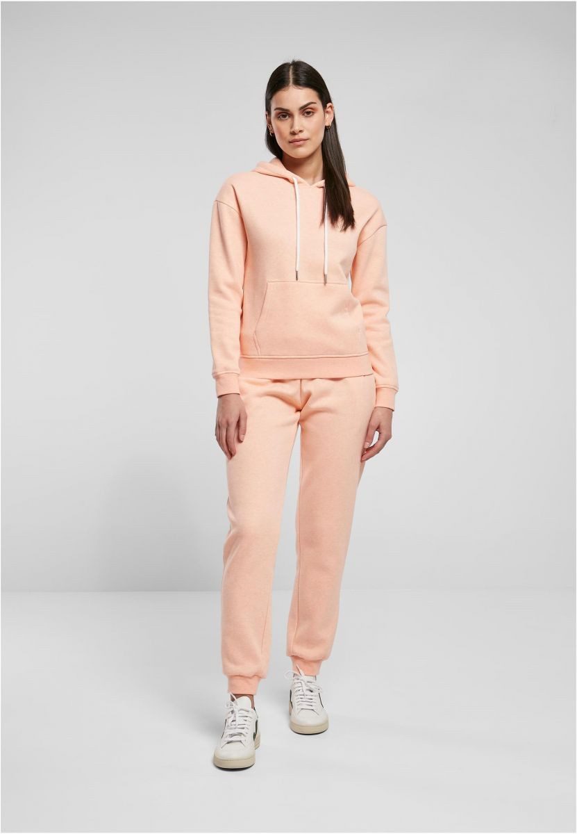 URBAN CLASSICS Kapuzenpullover Ladies Color Melange Hoody Kapuzenpuli Damen