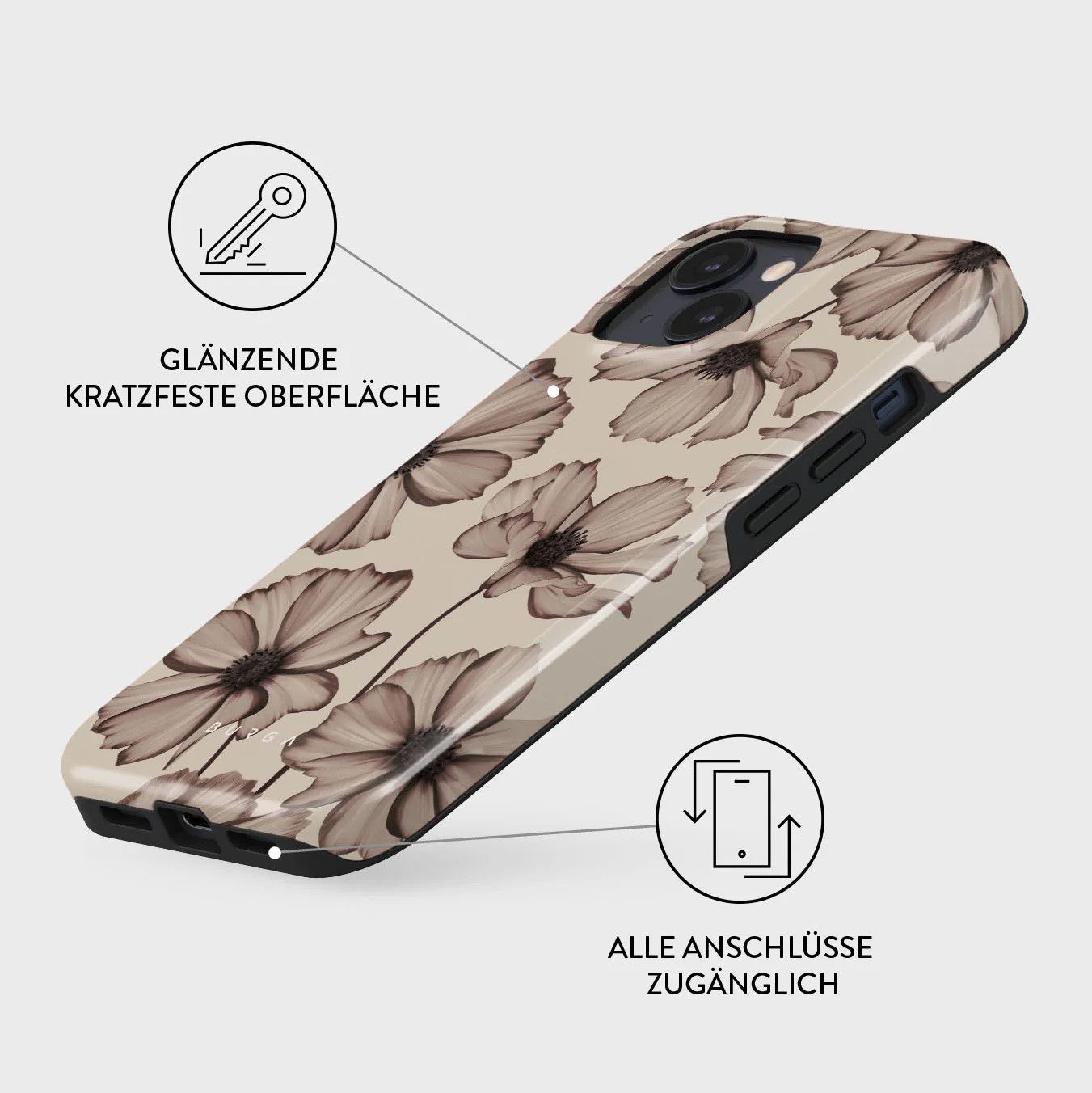 BURGA Handyhülle Tough MagSafe Case Barely Yours iPhone 15