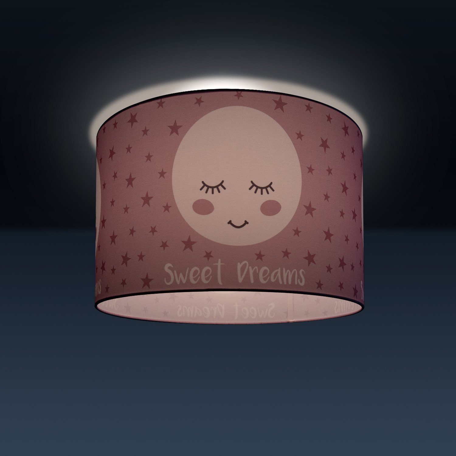 Paco Home Deckenleuchte Aleyna 103, ohne Leuchtmittel, Kinderlampe Deckenlampe LED Kinderzimmer Lampe Mond-Motiv, E27