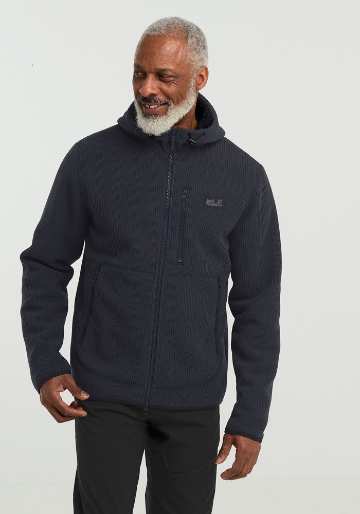 Jack Wolfskin Fleecejacke LAKE RIDGE HOODED JKT M günstig online kaufen