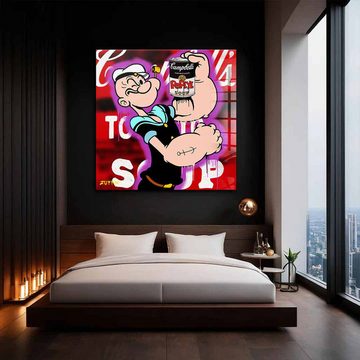 DOTCOMCANVAS® Acrylglasbild Popeye Soup - Acrylglas, Acrylglasbild Popeye Soup Pop Art Comic Wandbild