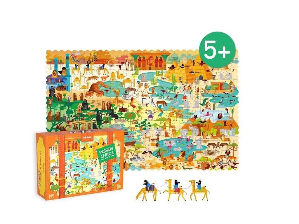 Kidsclub & Co. Puzzle Weltreise Puzzle - PASSION AFRICA, 180 Puzzleteile