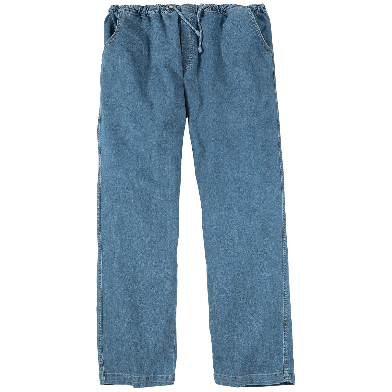 ABRAXAS Stretch-Jeans Abraxas Schlupf-Stretchjeans blau bleached XXL
