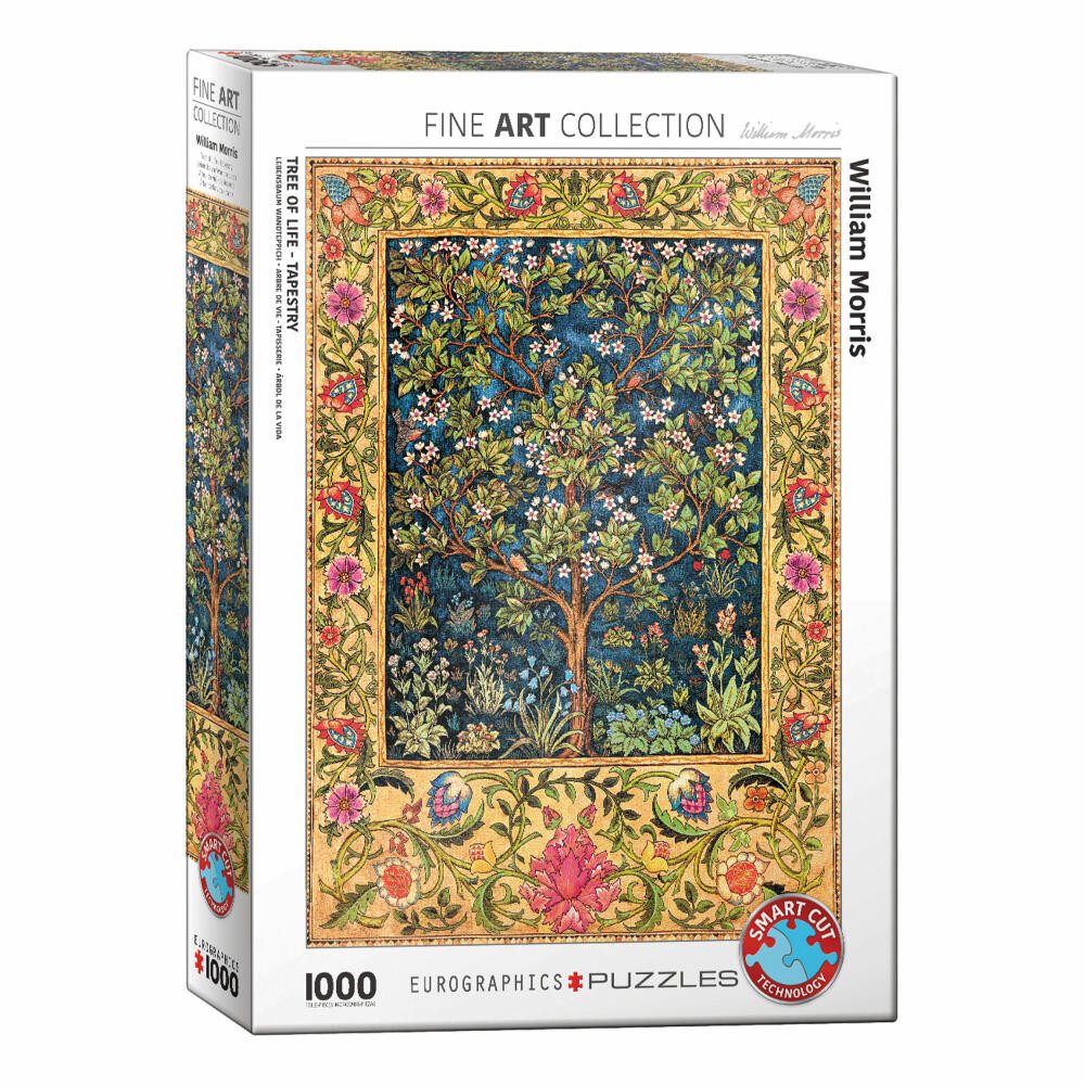 Puzzle Lebensbaum Wandteppich von William Morris