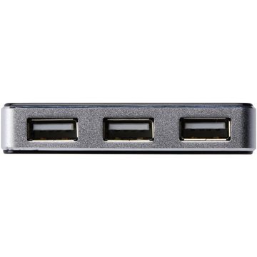Digitus USB-Verteiler Digitus DA-70220 4 Port USB 2.0-Hub Schwarz, Silber