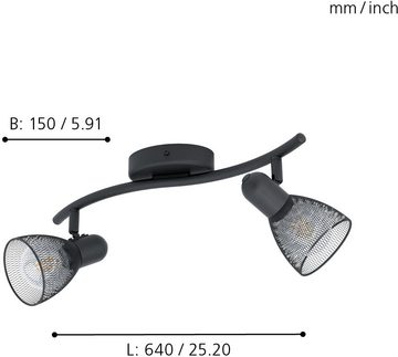 EGLO Deckenspot CAROVIGNO, Leuchtmittel wechselbar, ohne Leuchtmittel, Deckenlampe