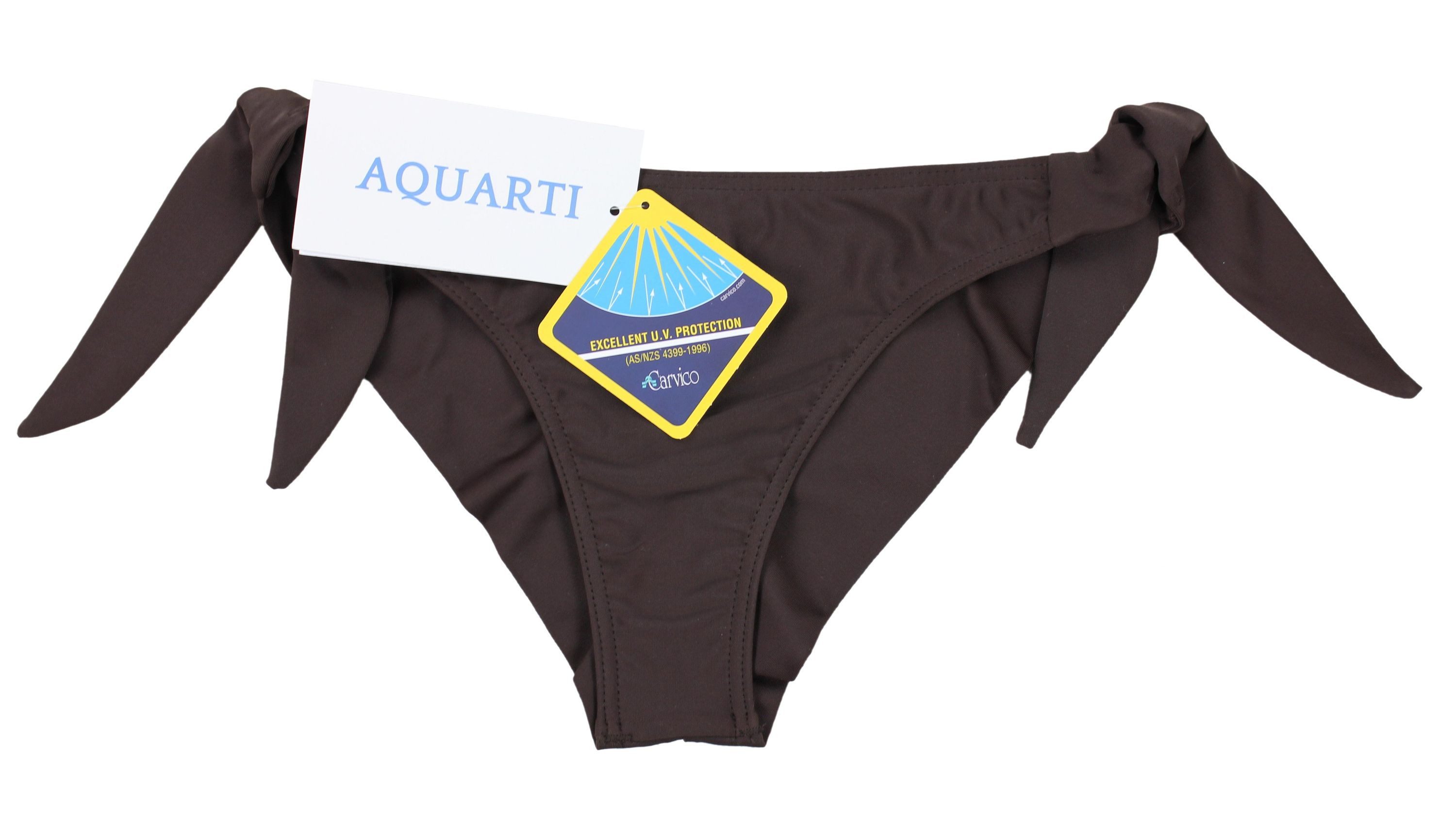 Aquarti Bikini-Hose Aquarti Damen Tanga Bikinihose Seitlich Gebunden Brazilian