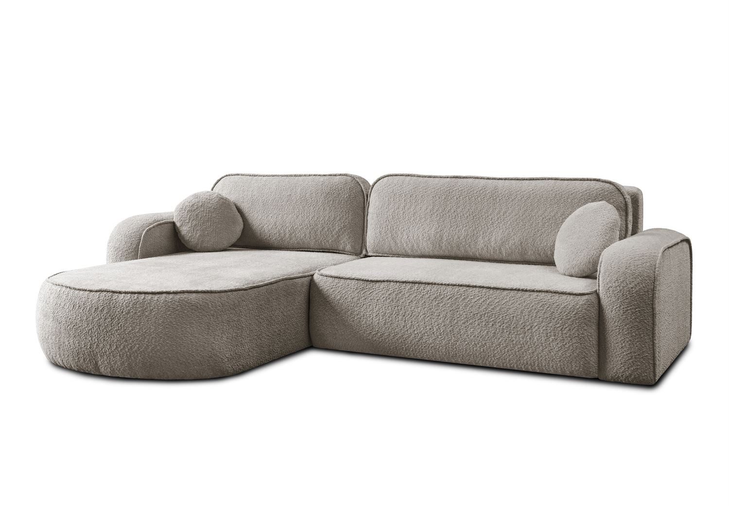 Lookway Ecksofa VENUS II mit Schlaffunktion und Bettkasten, Breite: 275 cm