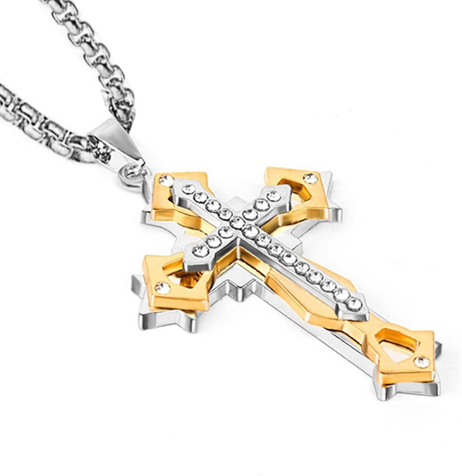 LuxusKollektion Kette und Anhänger Set Kreuz günstig online kaufen
