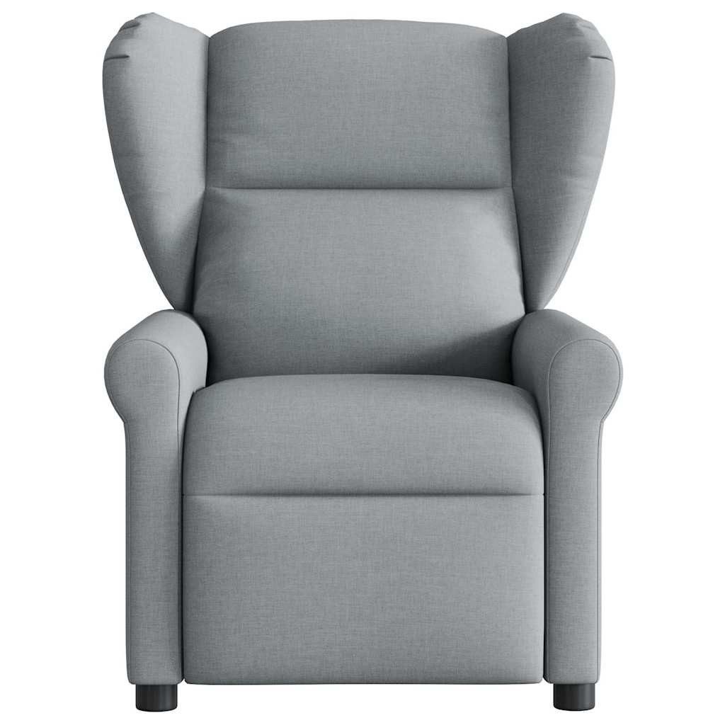 vidaXL Sessel Relaxsessel Hellgrau Stoff (1-St) günstig online kaufen
