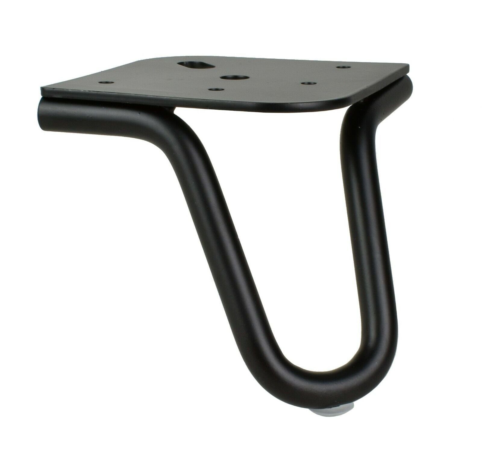 Prima-Online Möbelfuß Metallfüße gerade Möbelfüße Schrankfuß Sofafuß H:  10-23cm Schwarz