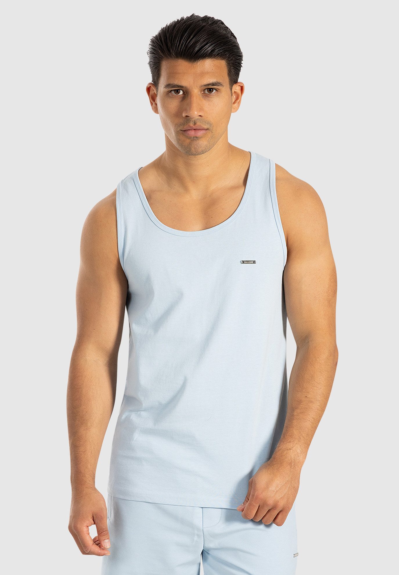 Smilodox Tanktop Arian 100% Baumwolle günstig online kaufen