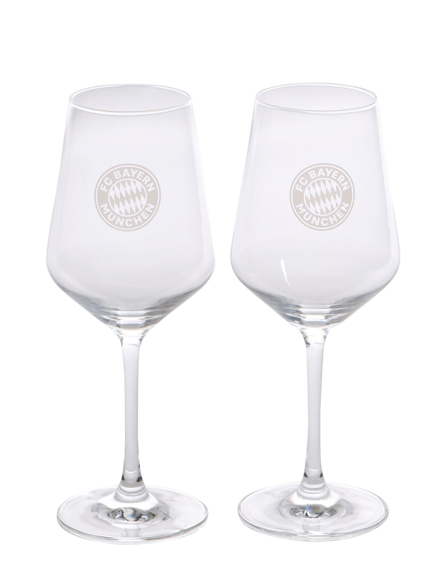 FC Bayern München Gläser-Set FC Bayern München Weinglas 2er-Set I Fußball, Glas