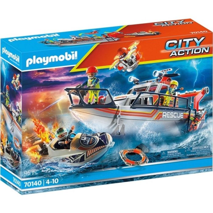 Playmobil® Spielwelt Playset Playmobil City Action Fire Fighting Mission 70140 (95 pcs)