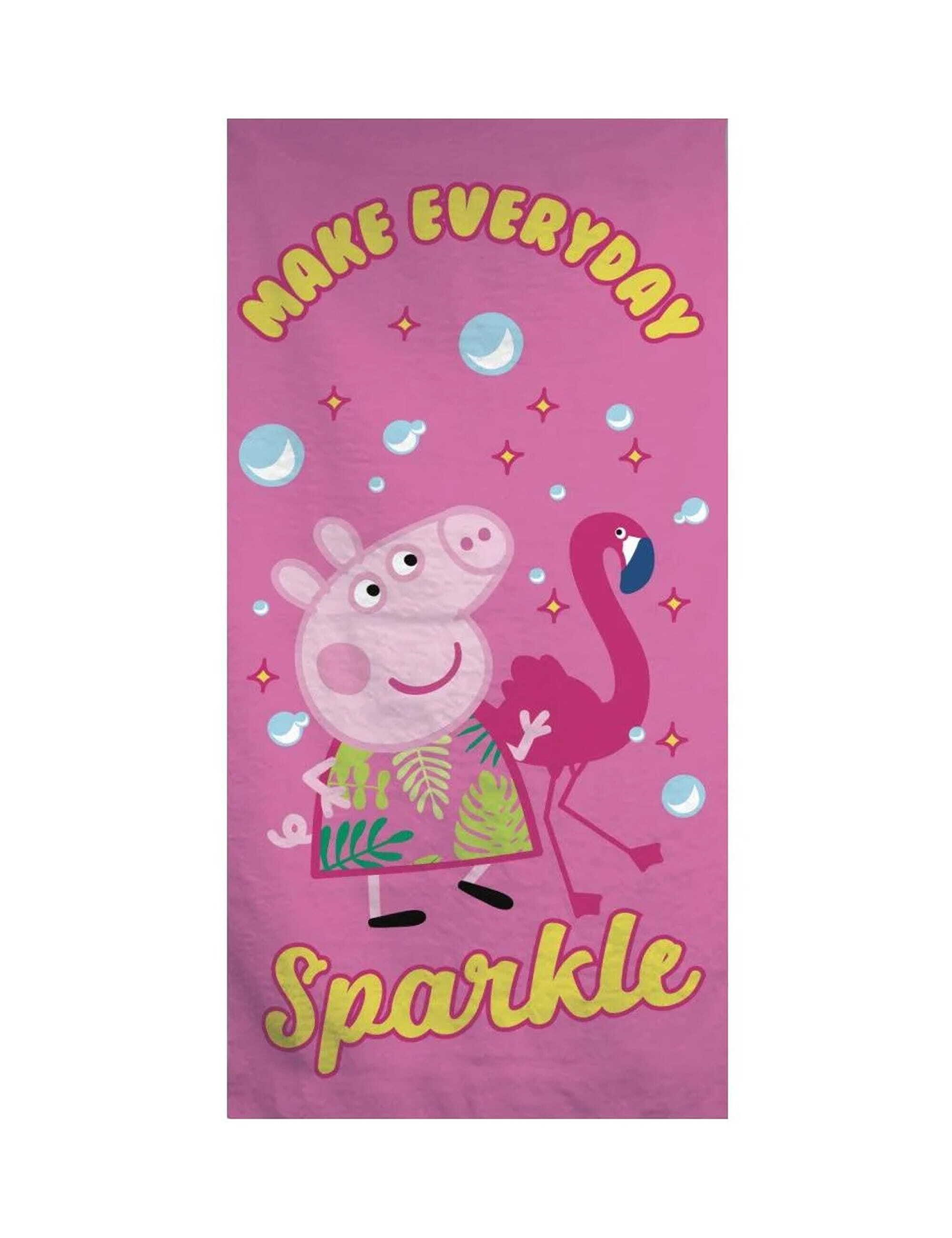Peppa Pig Kapuzenhandtuch Handtuch Peppa Wutz Bubbles, 100% Baumwolle (1-St)