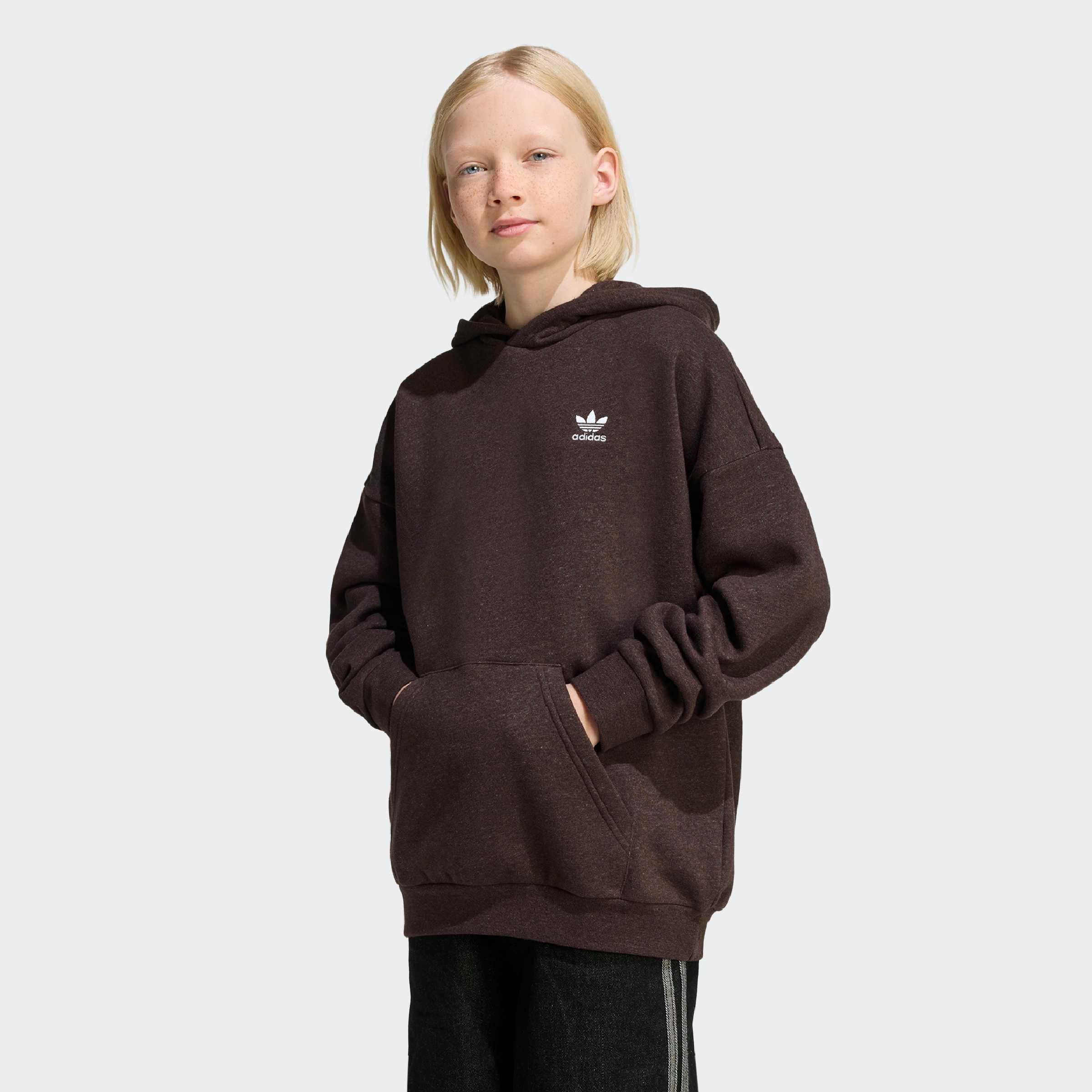 adidas Originals Kapuzensweatshirt KIDS FLEECE-HOODIE, LOCKER GESCHNITTEN
