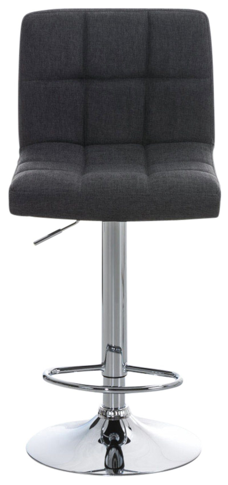 CLP Barhocker Peru Stoff (2er Set, 2 St., 2er), dreh-&höhenverstellbar, Metall