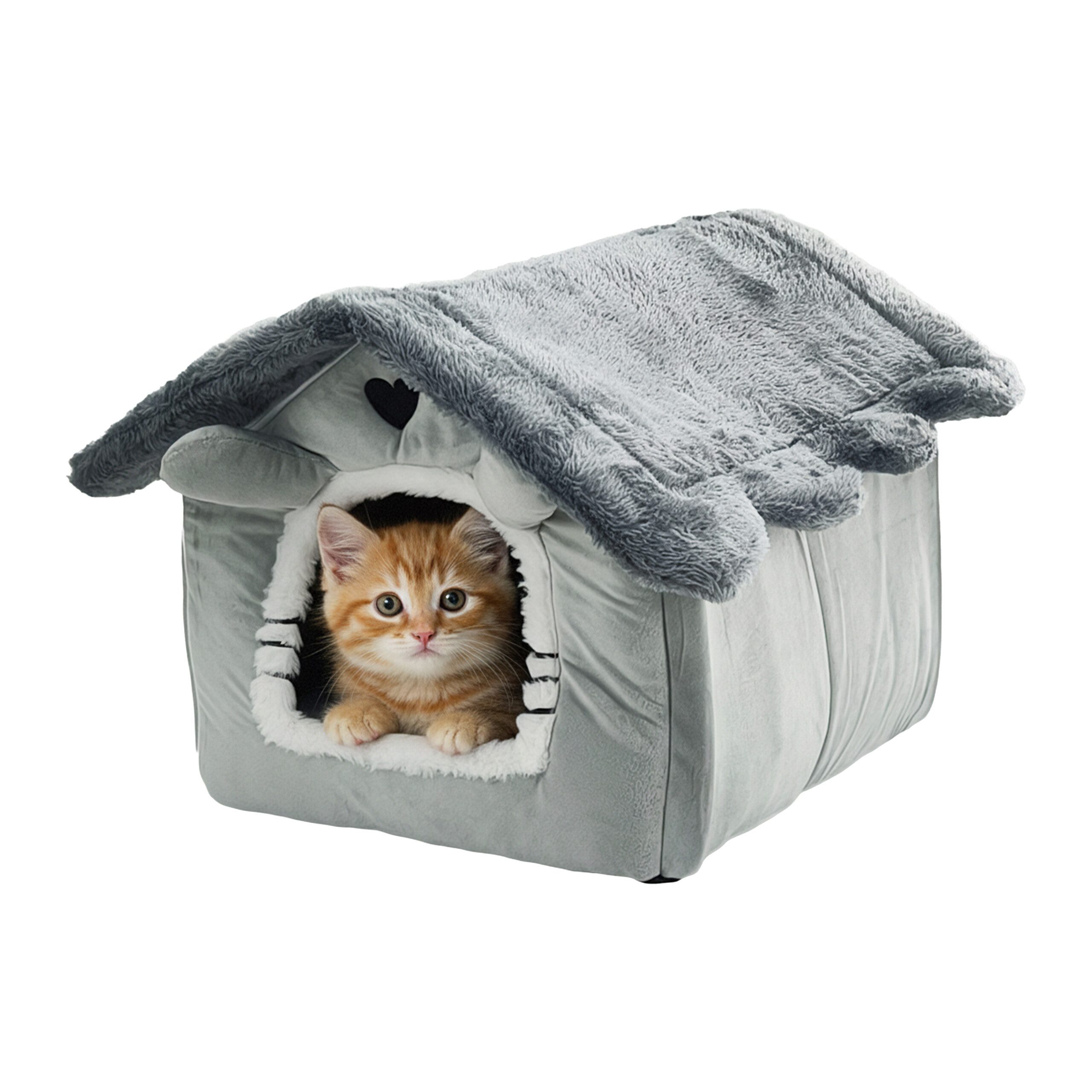 relaxdays Katzenhaus Katzenhöhle Haus