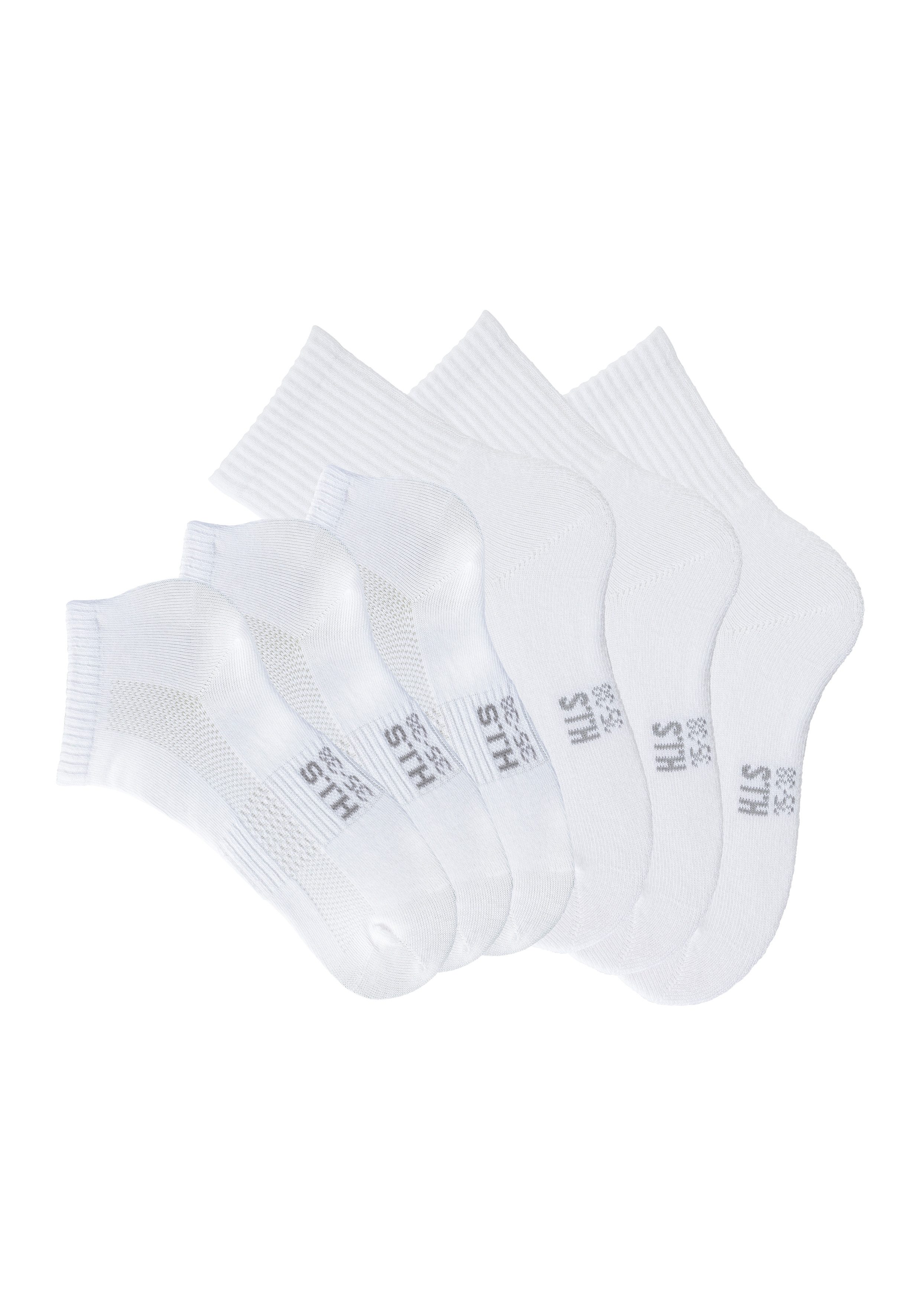 H.I.S Sportsocken, (Packung, 6 Paar), Fitness Pack mit zwei Längen in einer günstig online kaufen