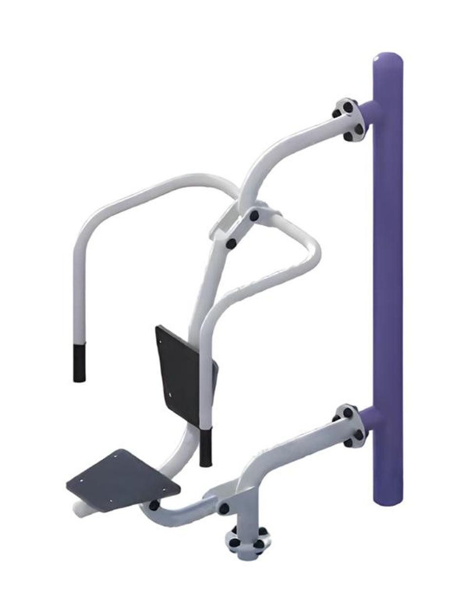 JVmoebel Kraftstation Multifunktionales Trainingsgerät mit Beinpresse und Liegestützgriffen, (1-tlg., Straßensportgeräte), Made in Europa