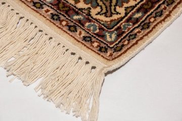 Läufer Kaschmir Seide Teppich handgeknüpft braun, morgenland, rechteckig, Höhe: 5 mm