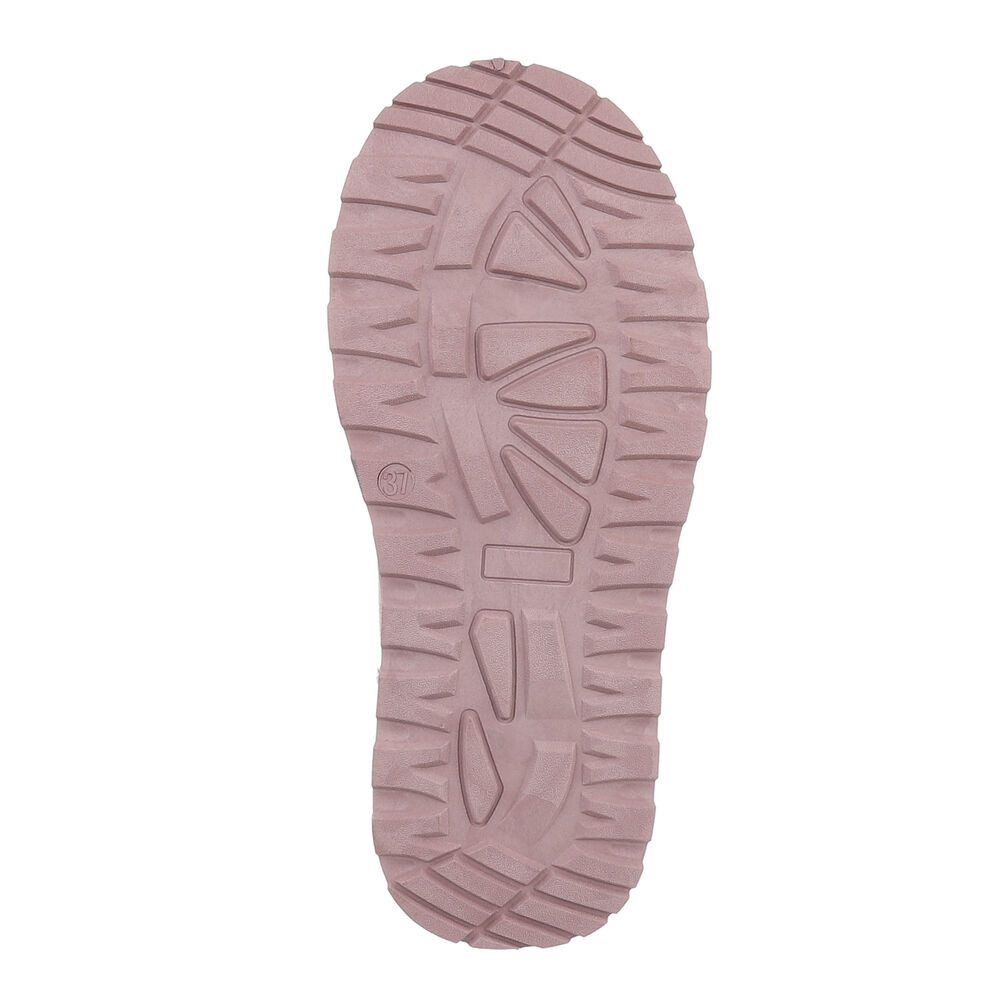 Ital-Design Damen Snowboots Freizeit Snowboots (87417859) Flach Stiefeletten in Hellbraun