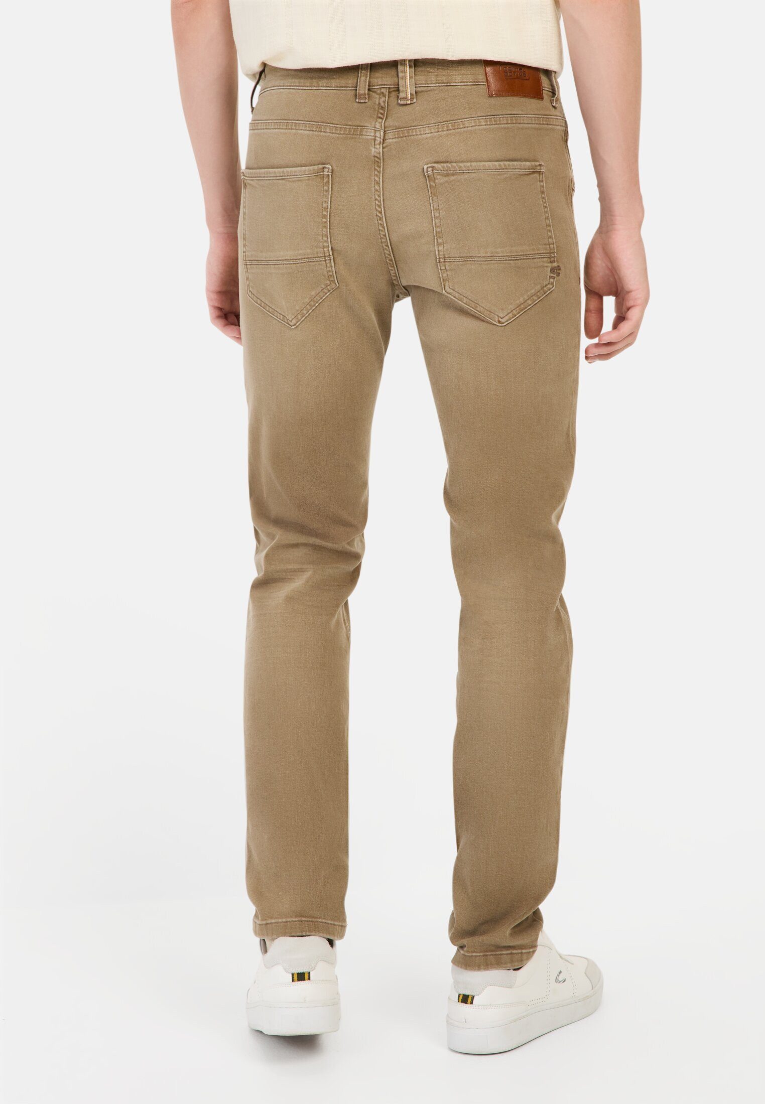 camel active 5-Pocket-Jeans aus Baumwolle Slim günstig online kaufen