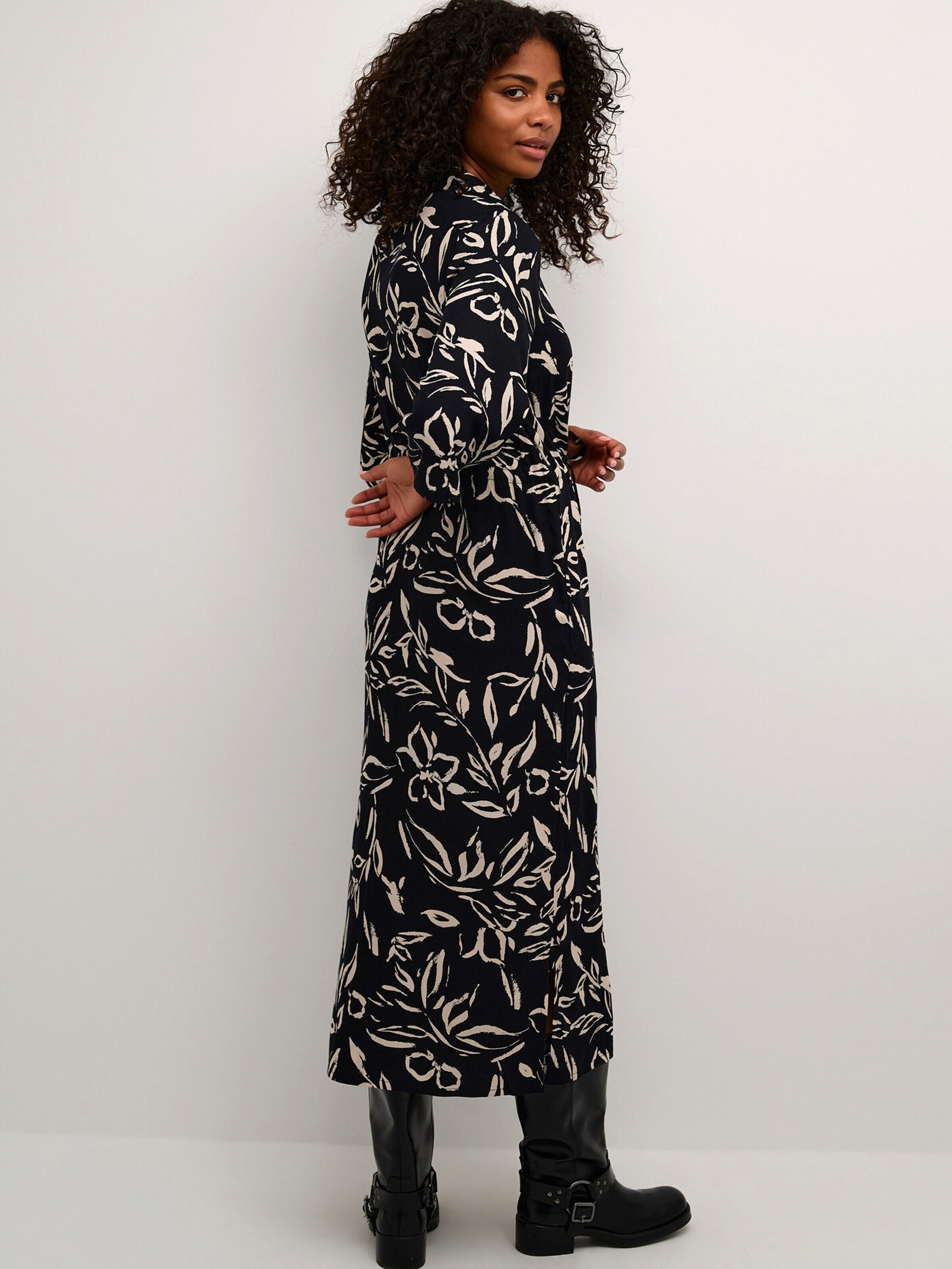 KAFFE Blusenkleid Forrest (1-tlg) Drapiert/gerafft