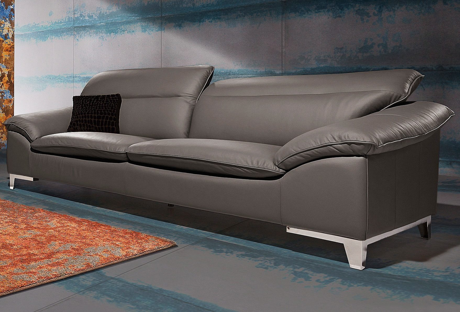 COTTA 3-Sitzer Teresa, mit Kopfteilverstellung