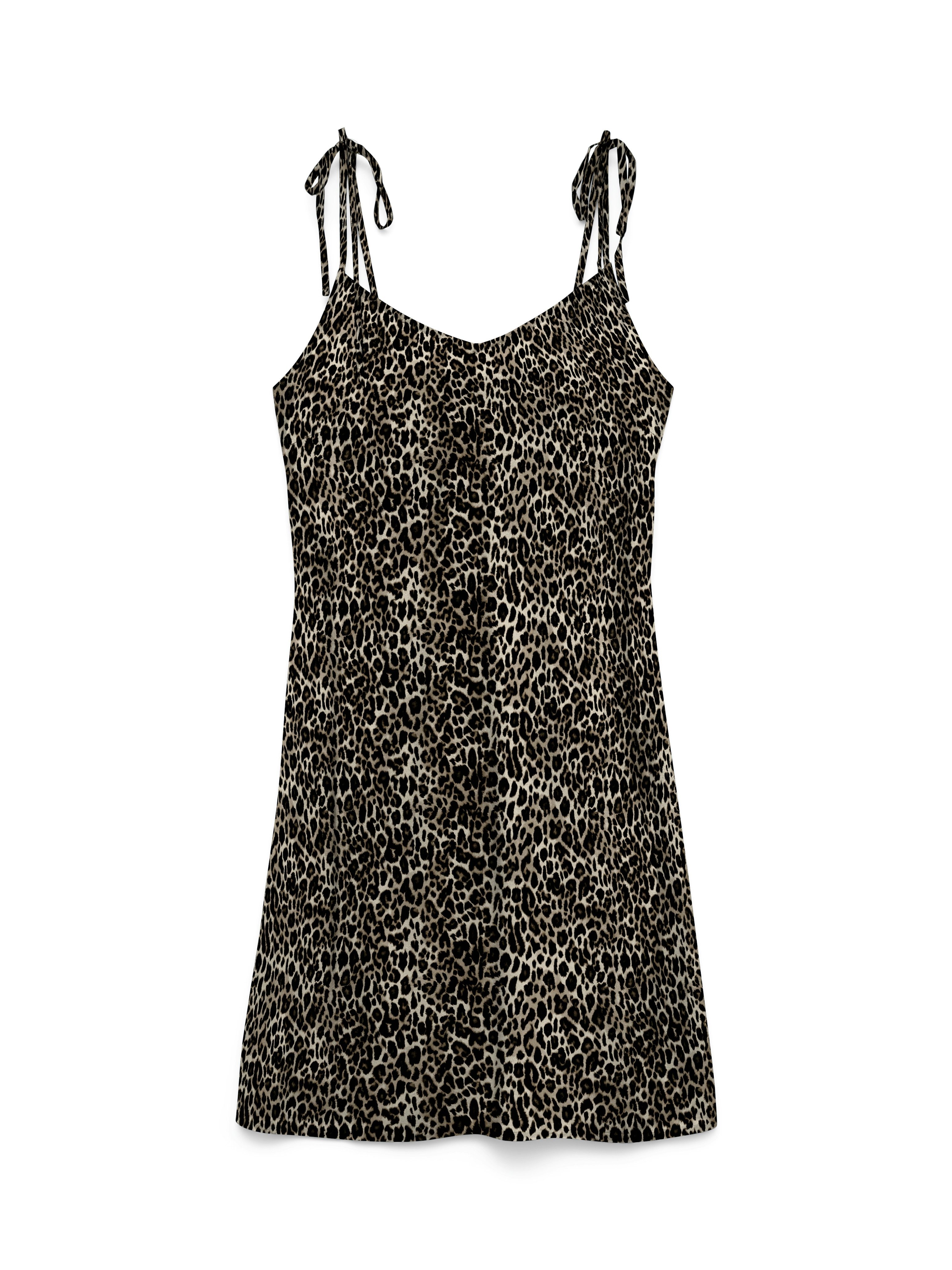 Vero Moda Minikleid VMEASY SHORT TIE SINGLET DRESS WVN Viskose