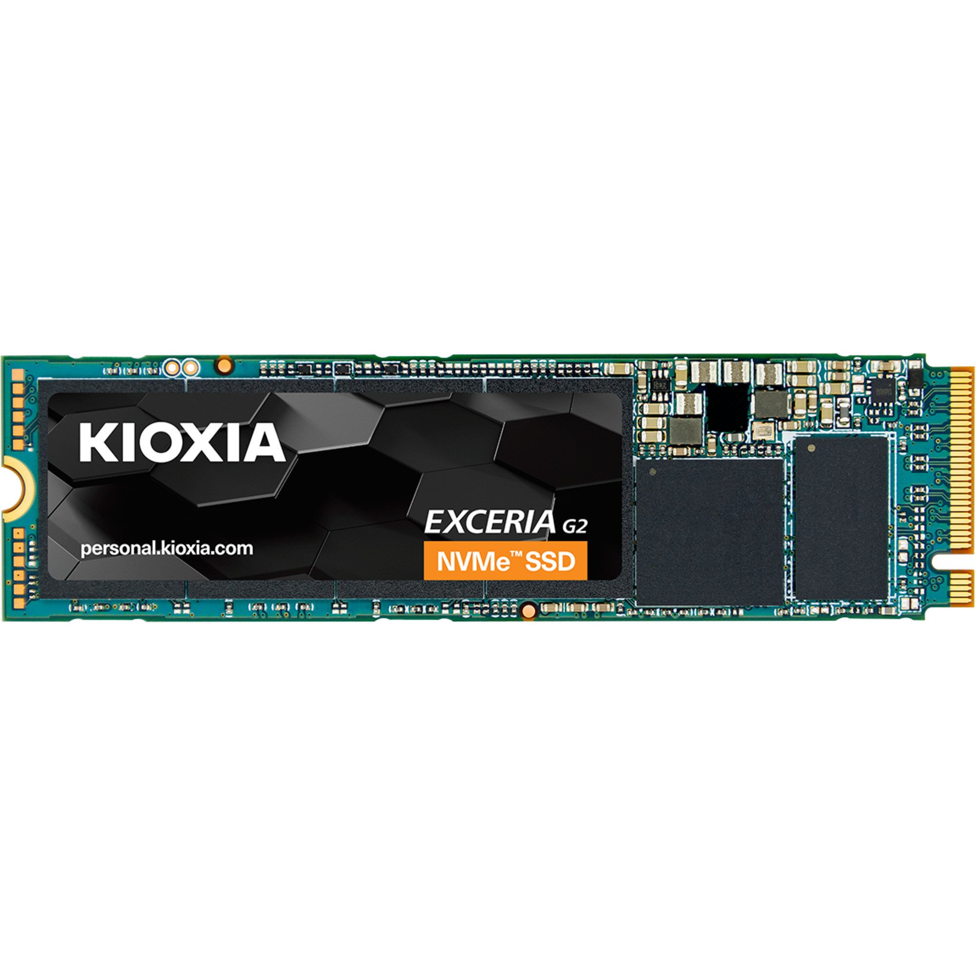 KIOXIA Kioxia Exceria G2 2 TB, SSD, (PCIe 3 x4, M.2 2280) interne HDD-Festplatte (2 TB) Steckkarte"