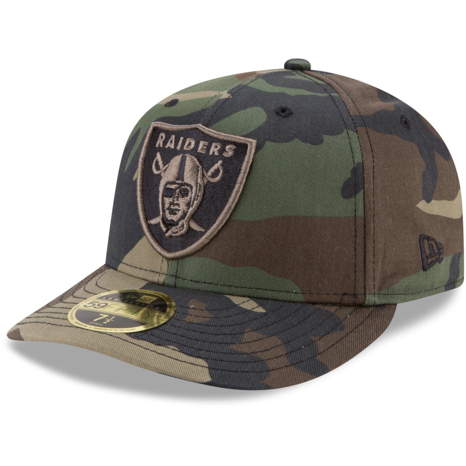 New Era Fitted Cap 59Fifty Low Profile Las Vegas Raiders Wood Camo