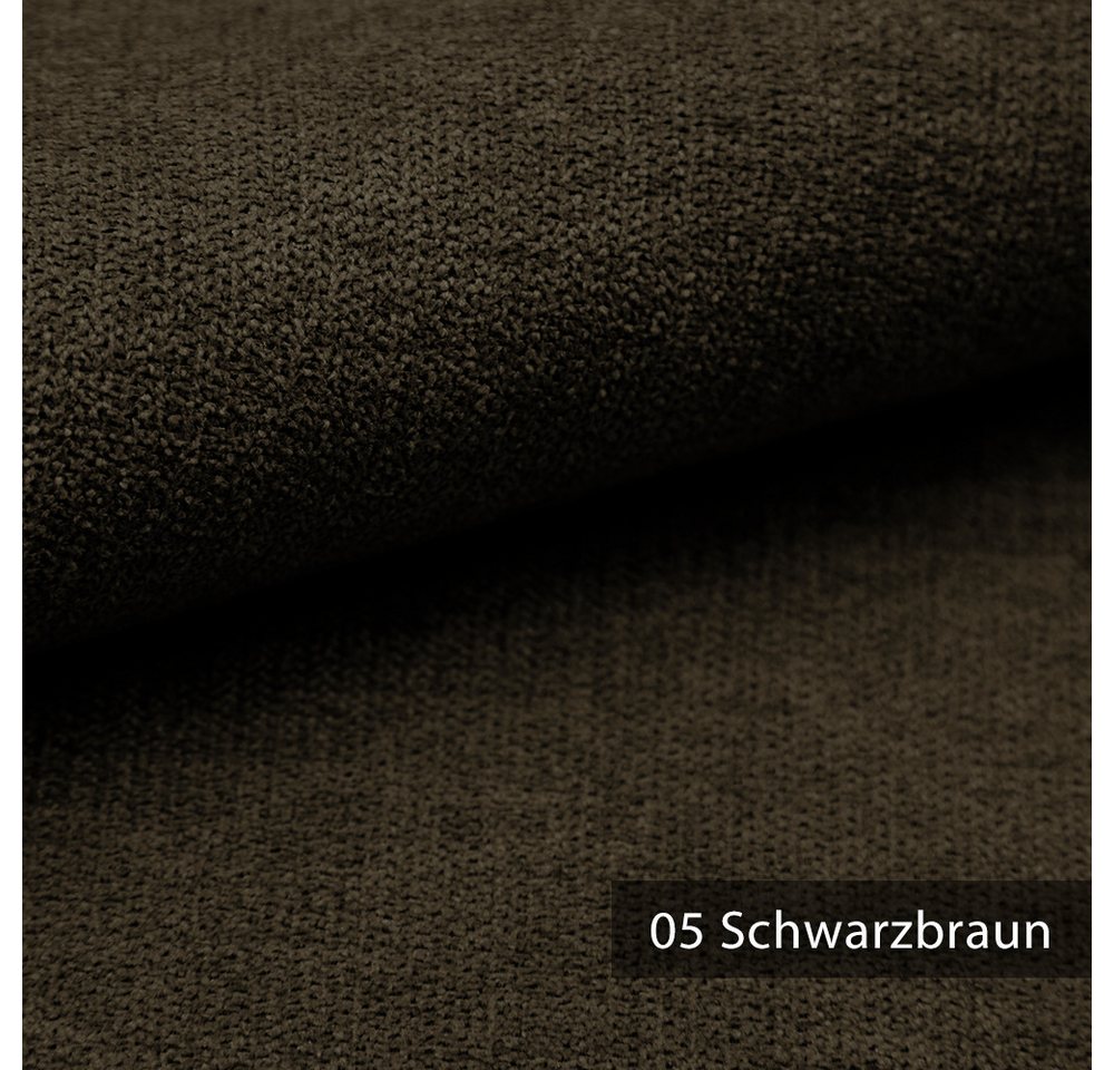 Thumbnail - novely® Stoff RICKERT - Robuster Velours Polsterstoff mit feiner Textur, Kuschelweich, Robust, Abriebfest, Meterware, 1l...