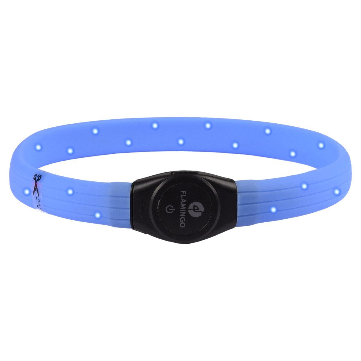 Leuchthalsband Halsband LED Visio Light Jumbo blau
