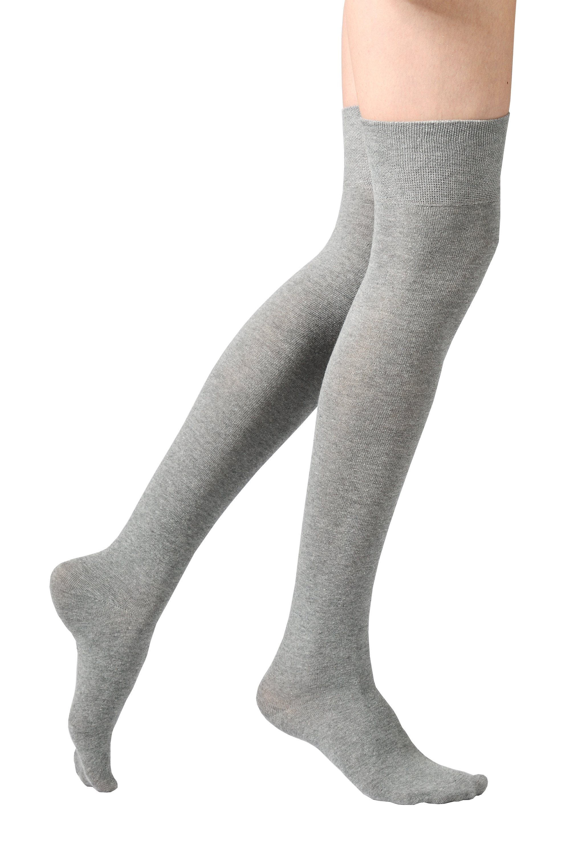 Yenita® Overknees in angenehmer Baumwollqualität günstig online kaufen