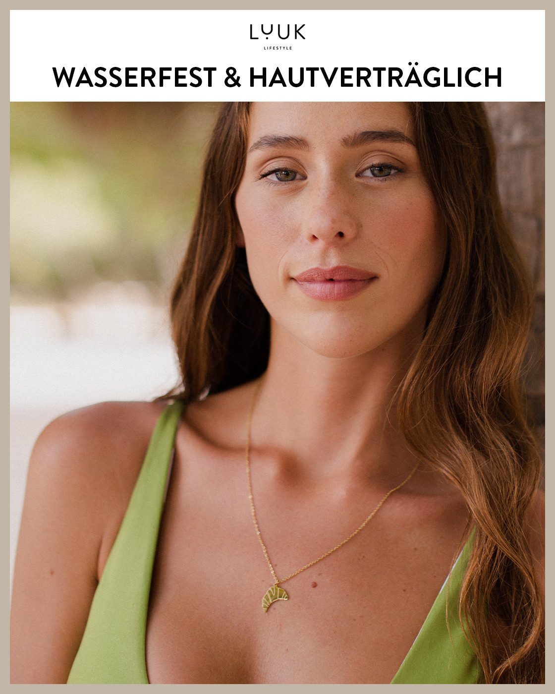 LUUK LIFESTYLE Kette mit Anhänger Croissant, günstig online kaufen
