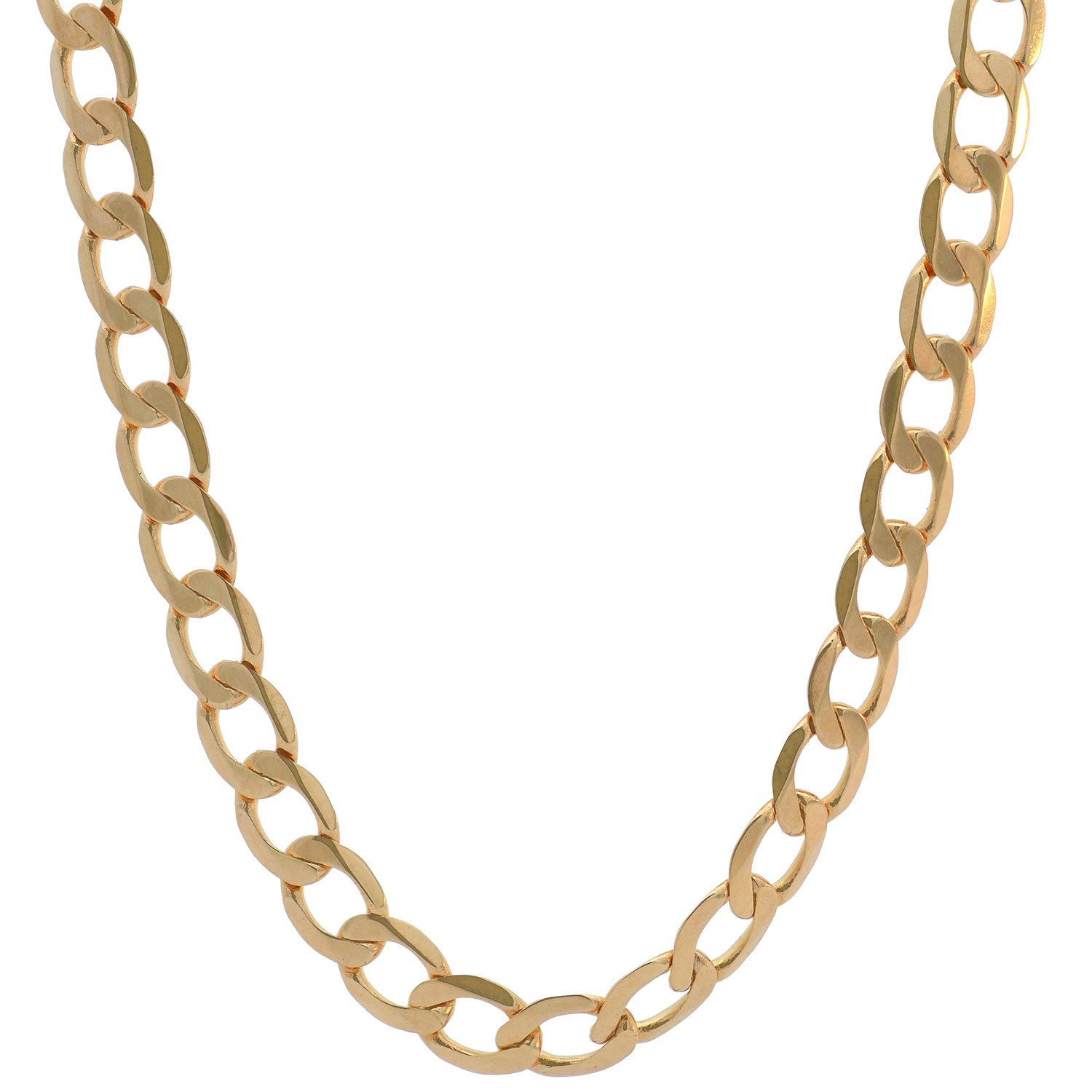 HOPLO Panzerkette Goldkette Panzerkette Armkette 3,3 mm weit - 19 cm 585-14 Karat Gold, Made in Germany – Bild 4 von 5