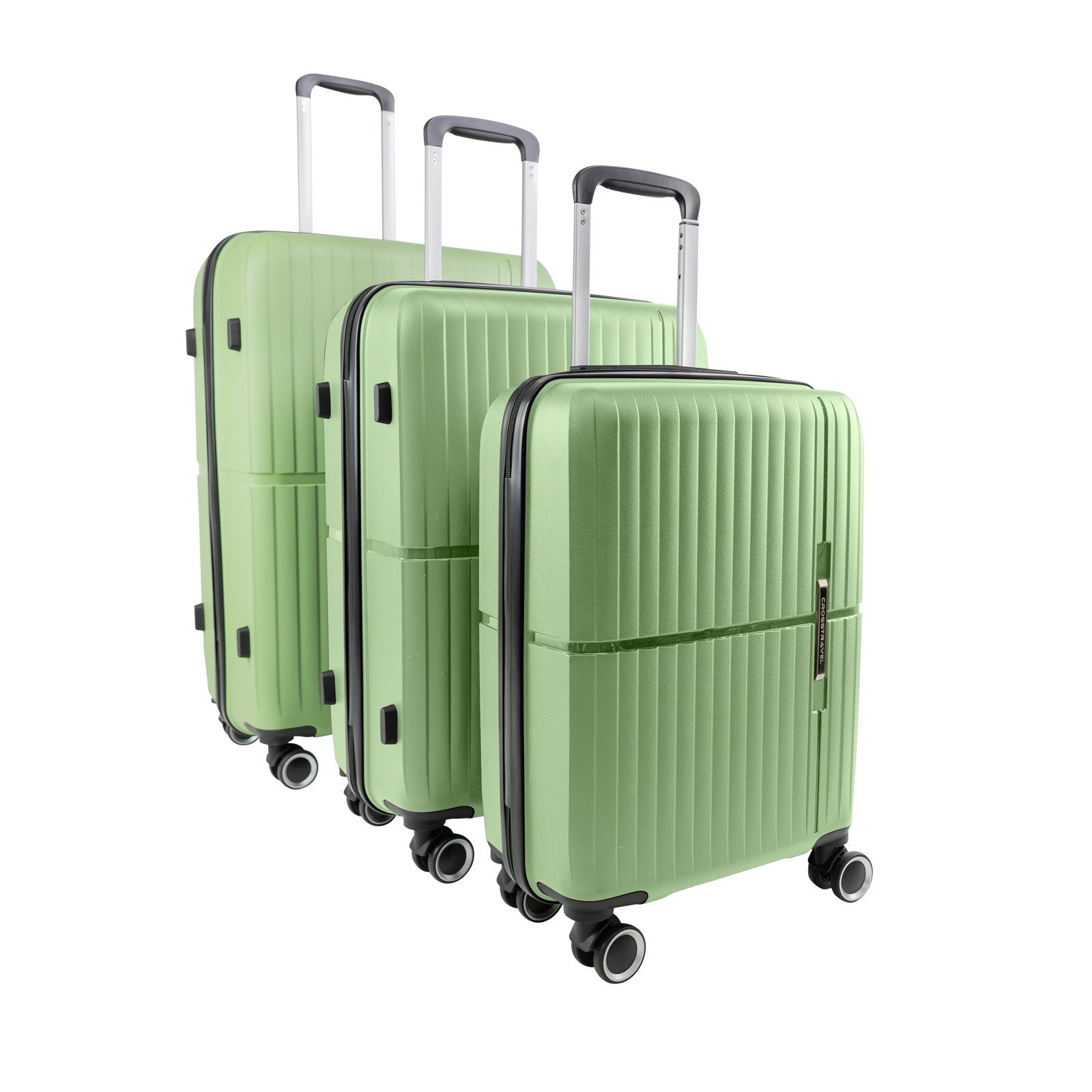 Crosstravel Kofferset Boston, 4 Rollen, (3 günstig online kaufen