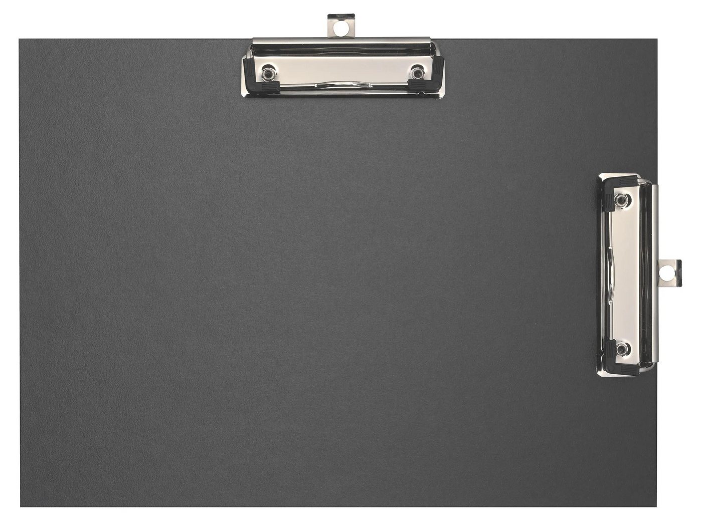 Thumbnail - EXACOMPTA Klemmtafel 10x Klemmbrett Doppelclip beschichtet Format 23x32cm A4 Schwarz 18271E, Schreibpult
