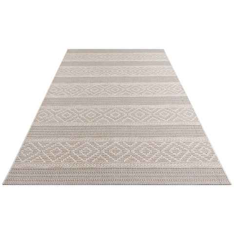 Teppich Rhone, ELLE DECORATION, rechteckig, Höhe: 4 mm, In-und Outdoor geeignet, Strapazierfähig und pflegeleicht, Flachgewebe