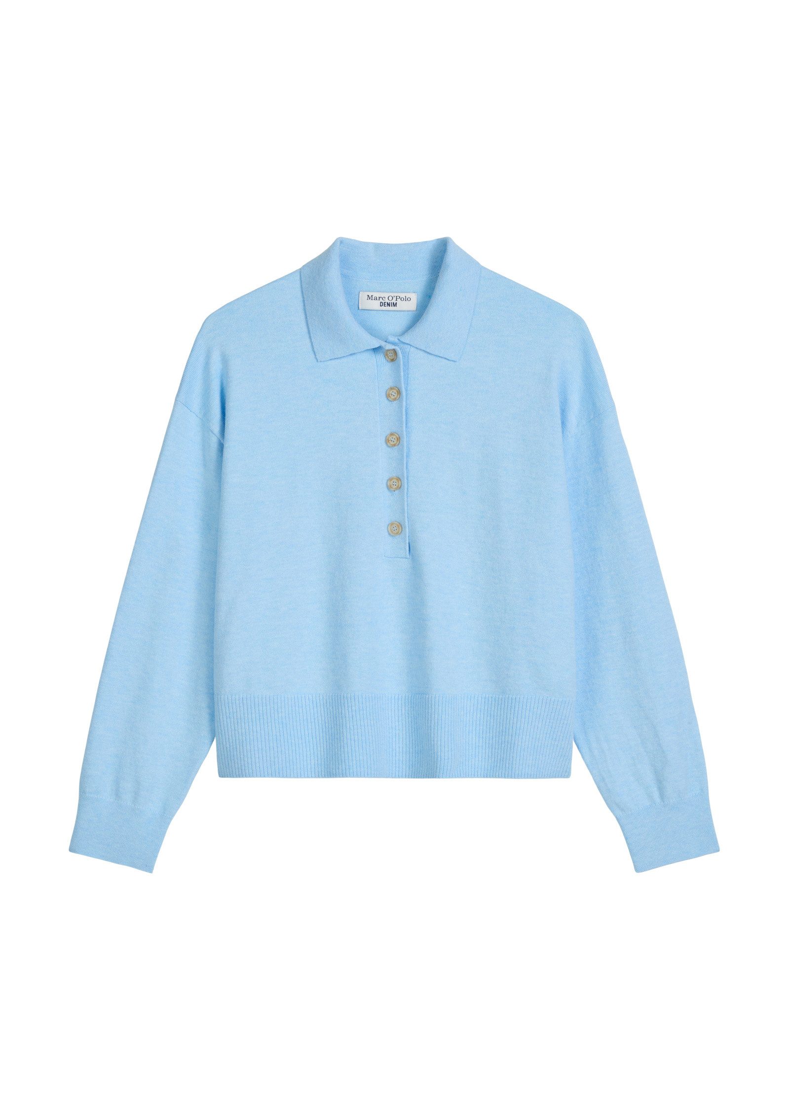 Strickpullover aus Soft Cotton Stretch