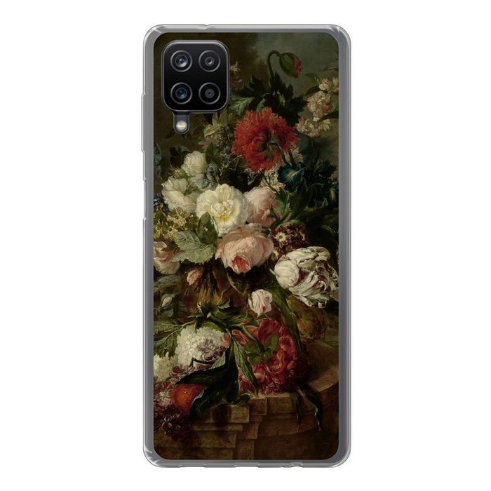 MuchoWow Handyhülle Stilleben mit Blumen - Gemälde von Harmanus Uppink Handyhülle Samsung Galaxy A12 Smartphone-Bumper Print Handy
