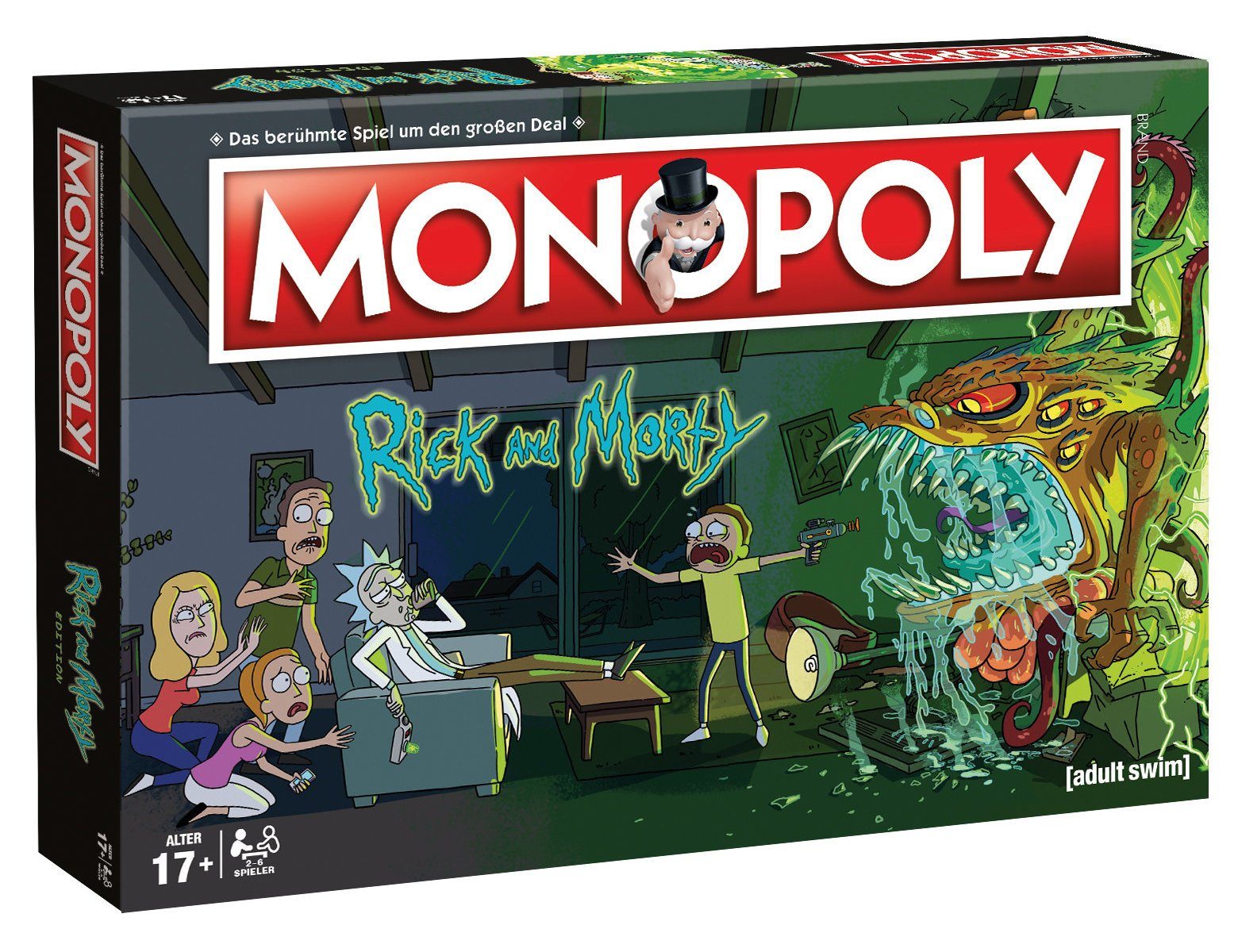 Winning Moves Spiel Monopoly Rick and Morty deutsch, Brettspiel
