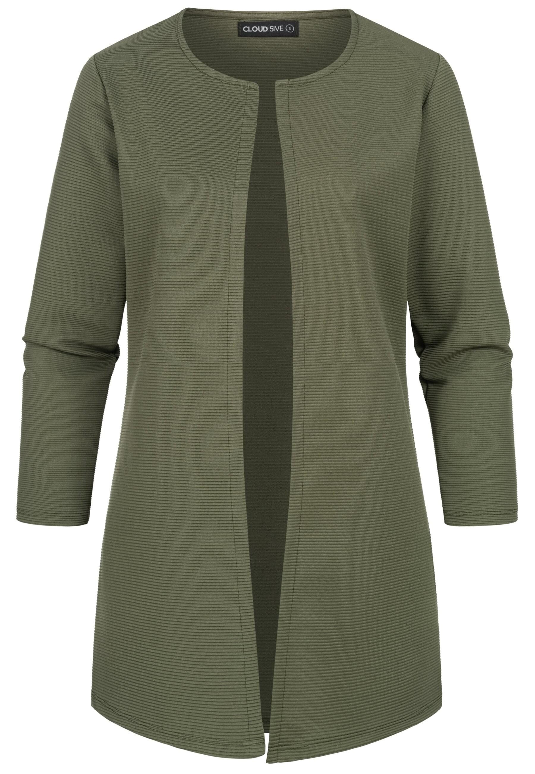 CLOUD 5IVE Strickjacke CLOUD 5IVE Strickjacke offener ribbed Cardigan (1-tl günstig online kaufen