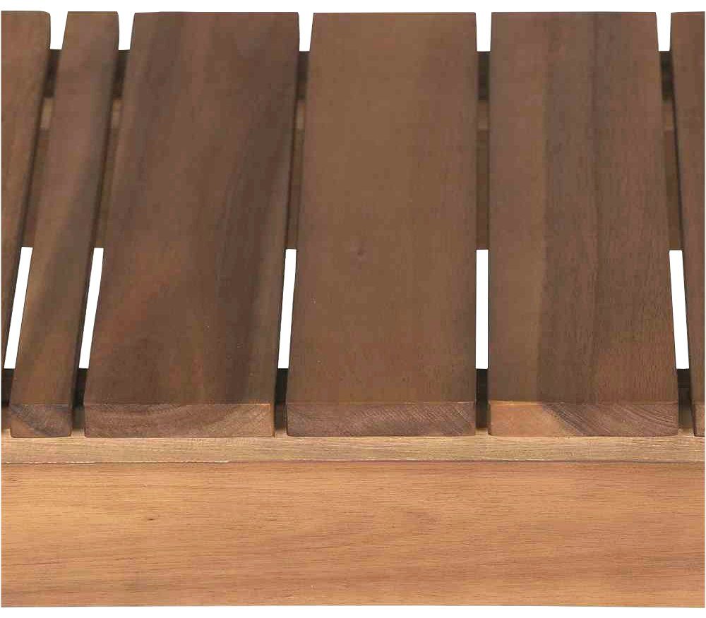 Siena Garden Sitzbank Falun, 2er Bank, Akazienholz, 120x33x45 cm