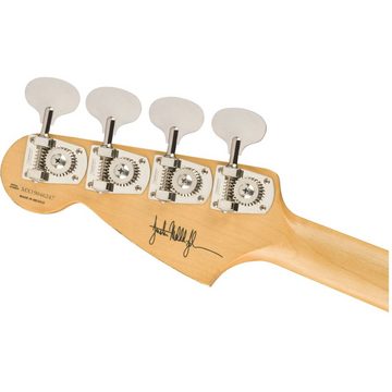 Fender E-Bass, Justin Meldal-Johnsen Road Worn Bass Black - 4-String Electric Bass, Justin Meldal-Johnsen Road Worn Mustang Bass Black - E-Bass
